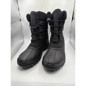 Chooka Winter Cold Weather Snow Boots, Black 9